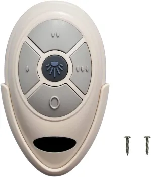 FAN35T Ceiling Fan Remote Control Replacement for Allen Roth, Kichler, 3-Speed, Light Dimmer, Learn Key, 303.9MHz,with Wall Holder,Easy to Program