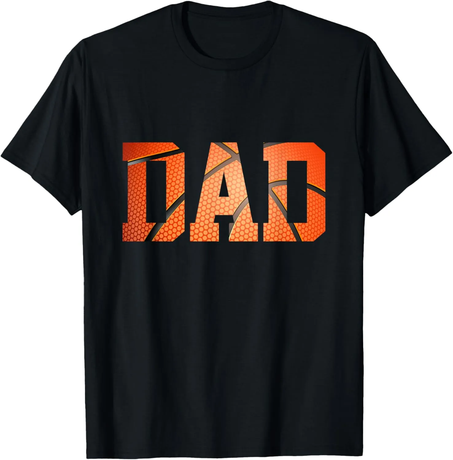 Father's Day Basketball Dad Hoop Slam Dunk Mens Retro T-Shirt