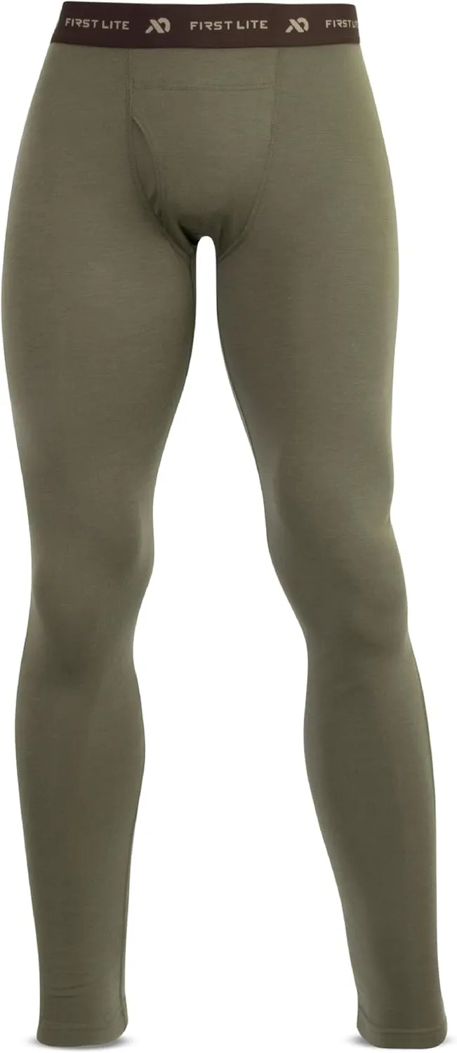 First Lite Men's Kiln Long John - Midweight Merino Wool Hunting Base Layer