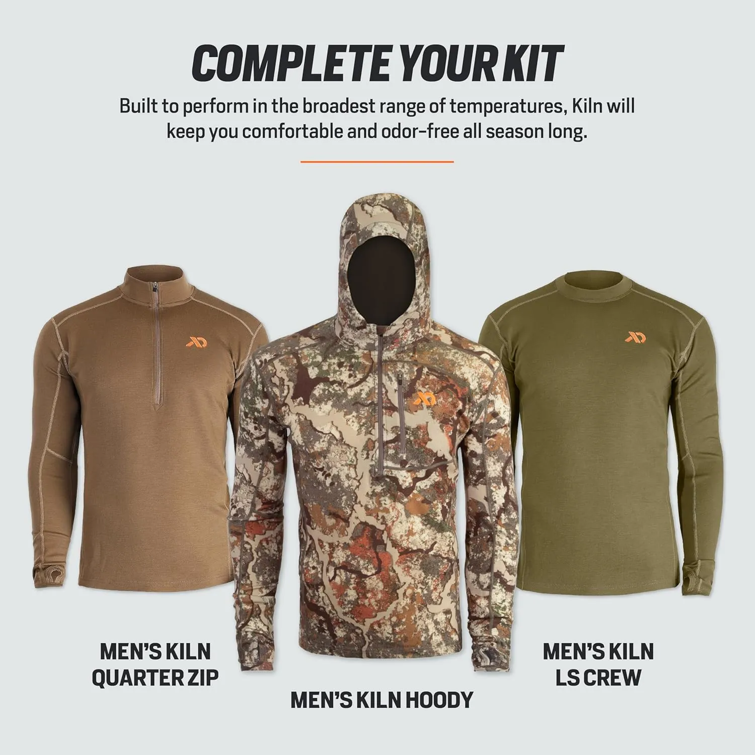 First Lite Men's Kiln Long John - Midweight Merino Wool Hunting Base Layer