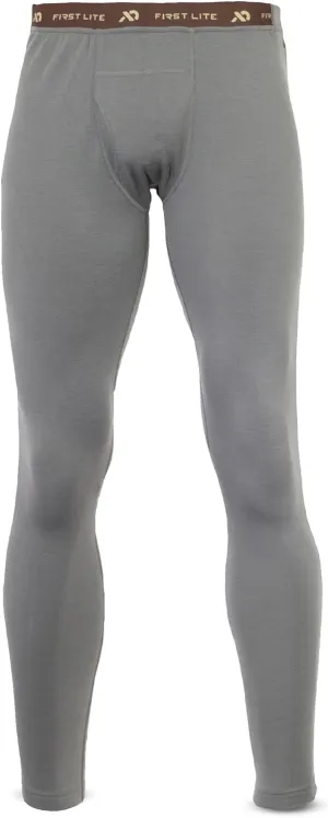 First Lite Men's Kiln Zip Off Long John - Midweight Merino Wool Hunting Base Layer