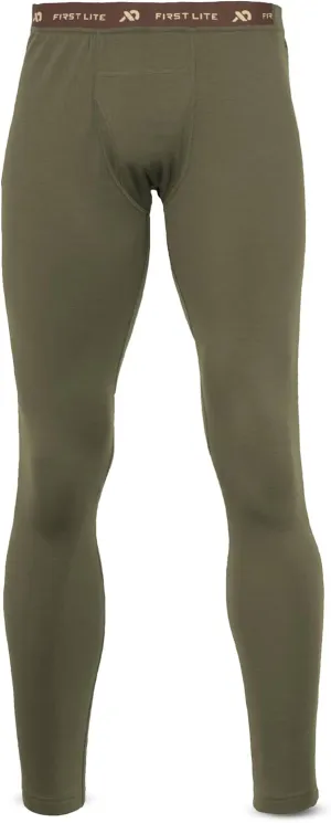 First Lite Men's Kiln Zip Off Long John - Midweight Merino Wool Hunting Base Layer