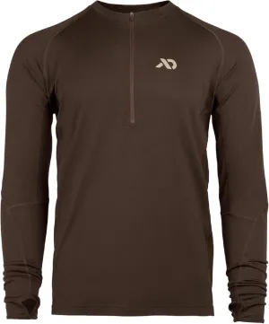 First Lite Men's Wick Quarter Zip - Ultralight Merino Wool Camo Hunting Baselayer