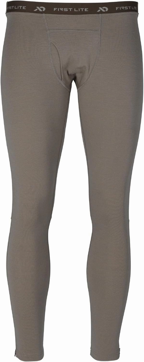 First Lite Men's Kiln Zip Off Long John - Midweight Merino Wool Hunting Base Layer