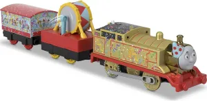 Fisher-Price Thomas & Friends Trackmaster Golden Thomas, Motorized Train Engine for Preschoolers Ages 3 Years & Older