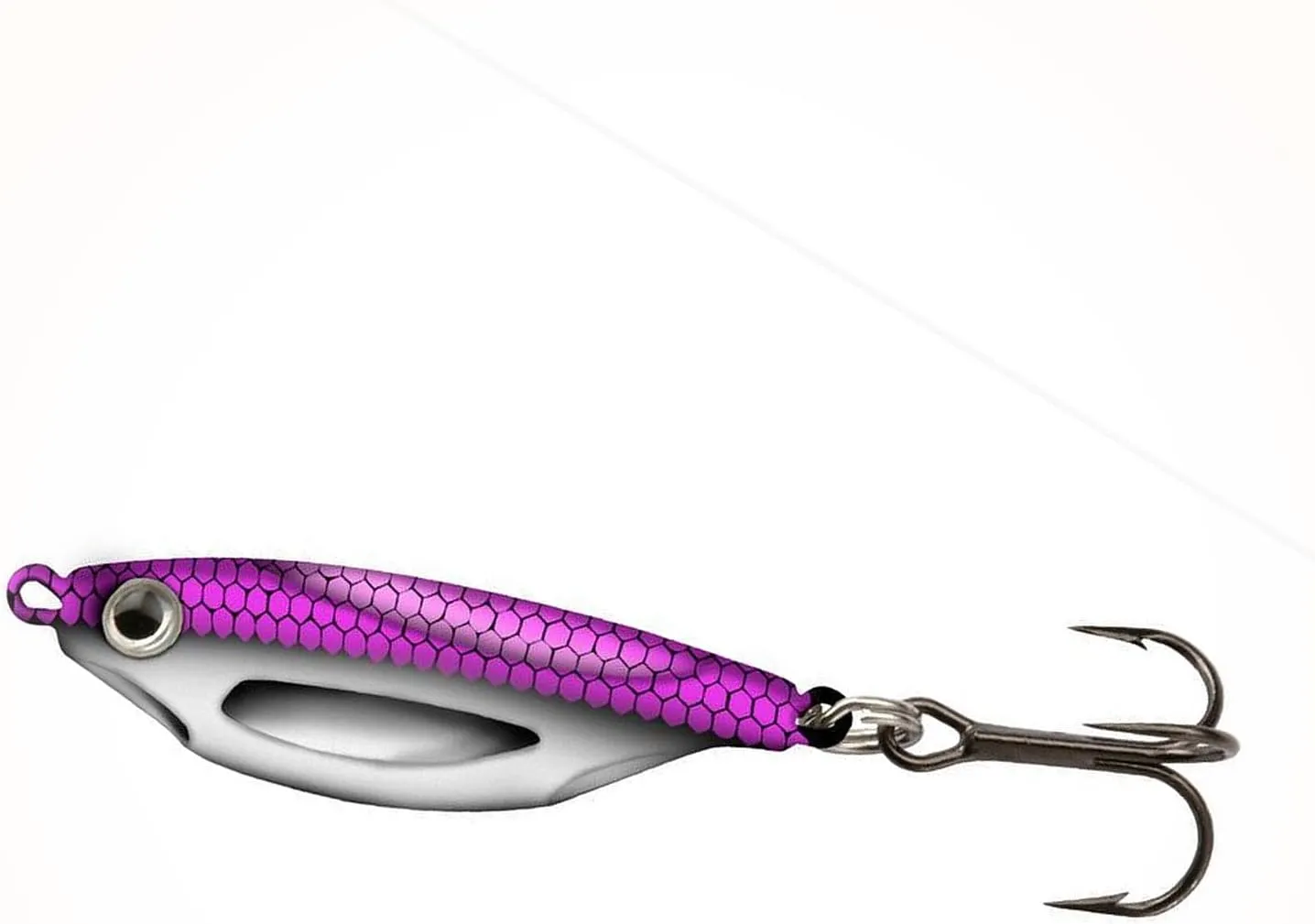 Flash Bang Spoon Tickle Me Pink 3/8 Oz Ice Lure Glow Sticks Highly Efficient Lures for Various Kinds of Fish Jagg0le4928
