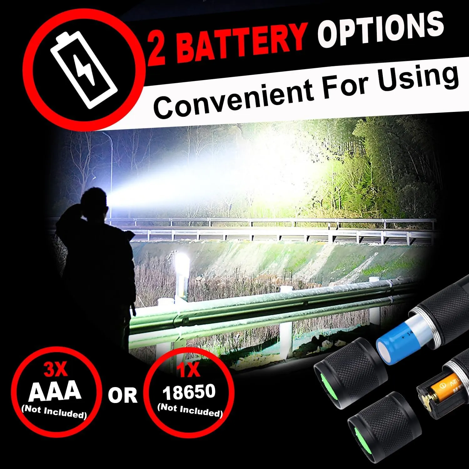 Flashlights High Lumens 6PCS, 1 Mode LED Flashlight Super Bright, Small Pocket Flashlight Bulk, Water Resistant Tactical Flash Light for Emergency, Camping, Gift for Men Dad Christmas