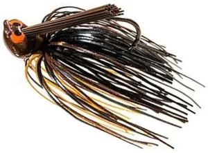 Flipping Jig 3/8 Oz Moccasin Craw Cross Eye Bass Bait Highly Efficient Lures for Various Kinds of Fish Jagg0le2348