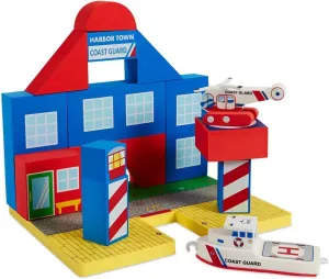 Floating Coast Guard Set, Red & Whte