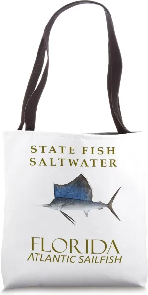 Florida Saltwater Fish Atlantic Sailfish Tote Bag