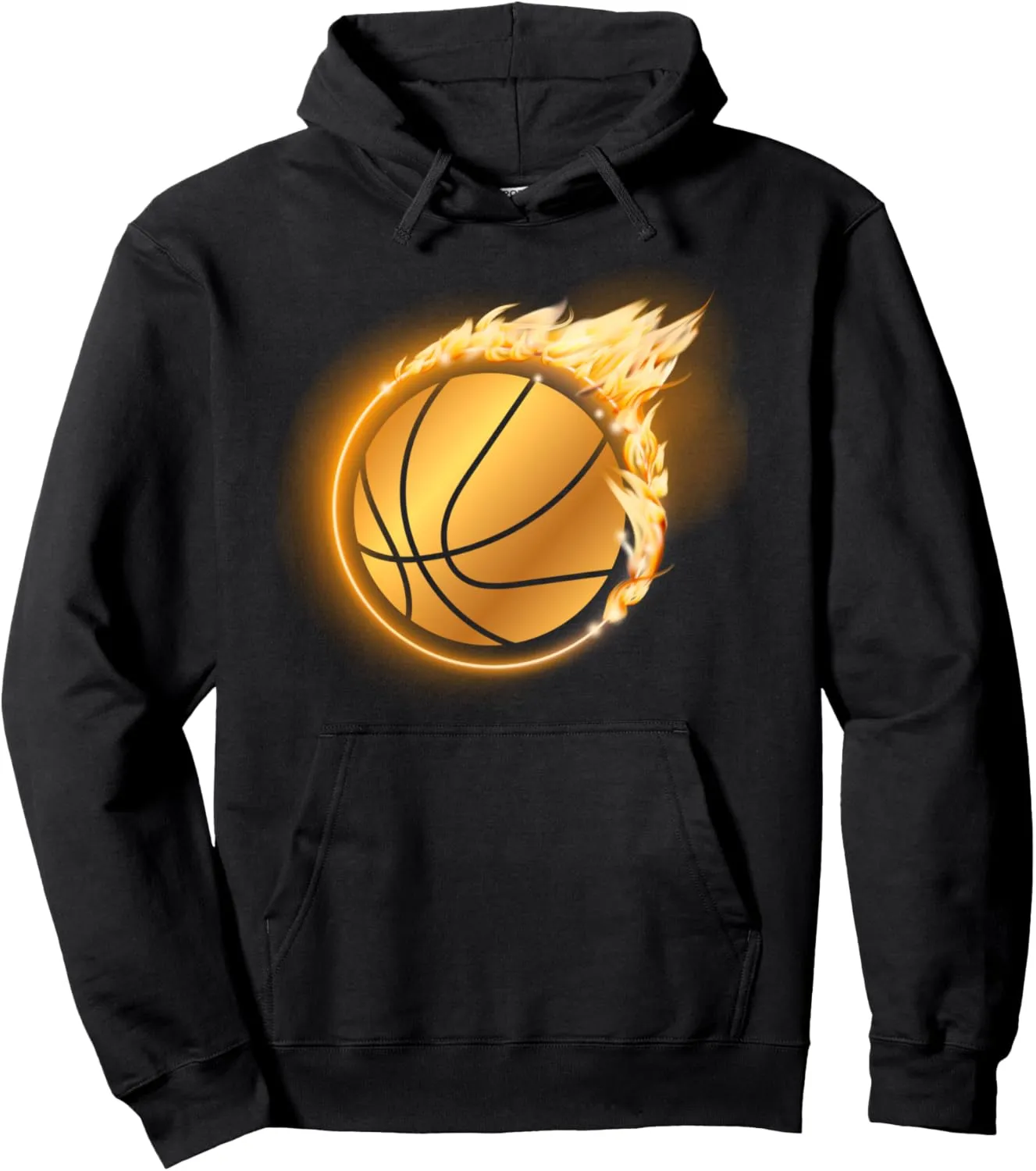 Flying Basketball Slam Dunk MVP Dribbling Rebound Hoop Net Pullover Hoodie