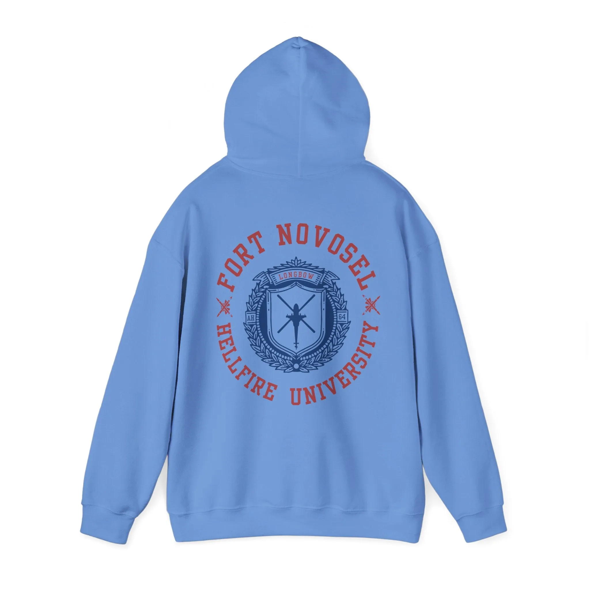 Fort Novosel Hellfire University Unisex Heavy Blend Hooded Sweatshirt