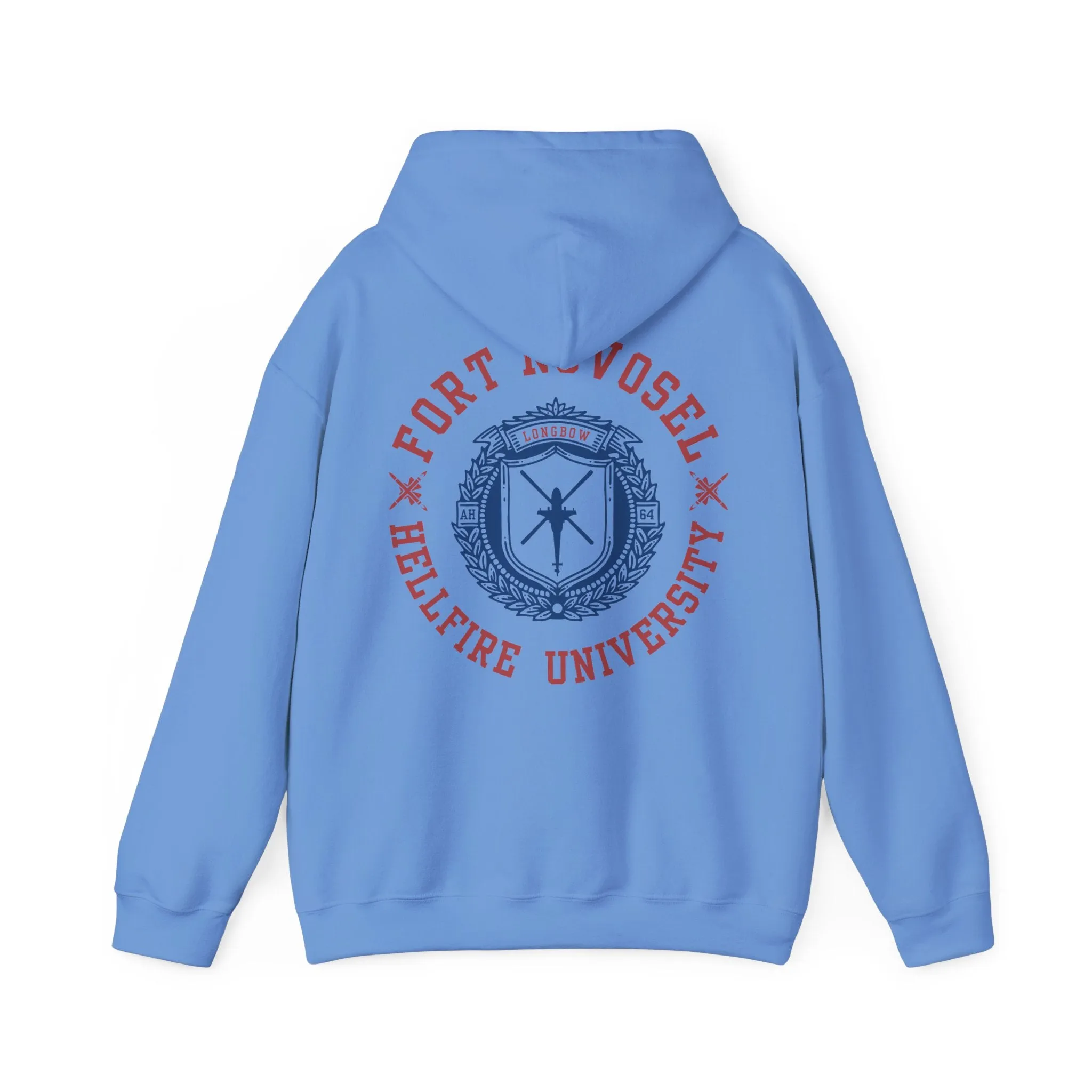 Fort Novosel Hellfire University Unisex Heavy Blend Hooded Sweatshirt