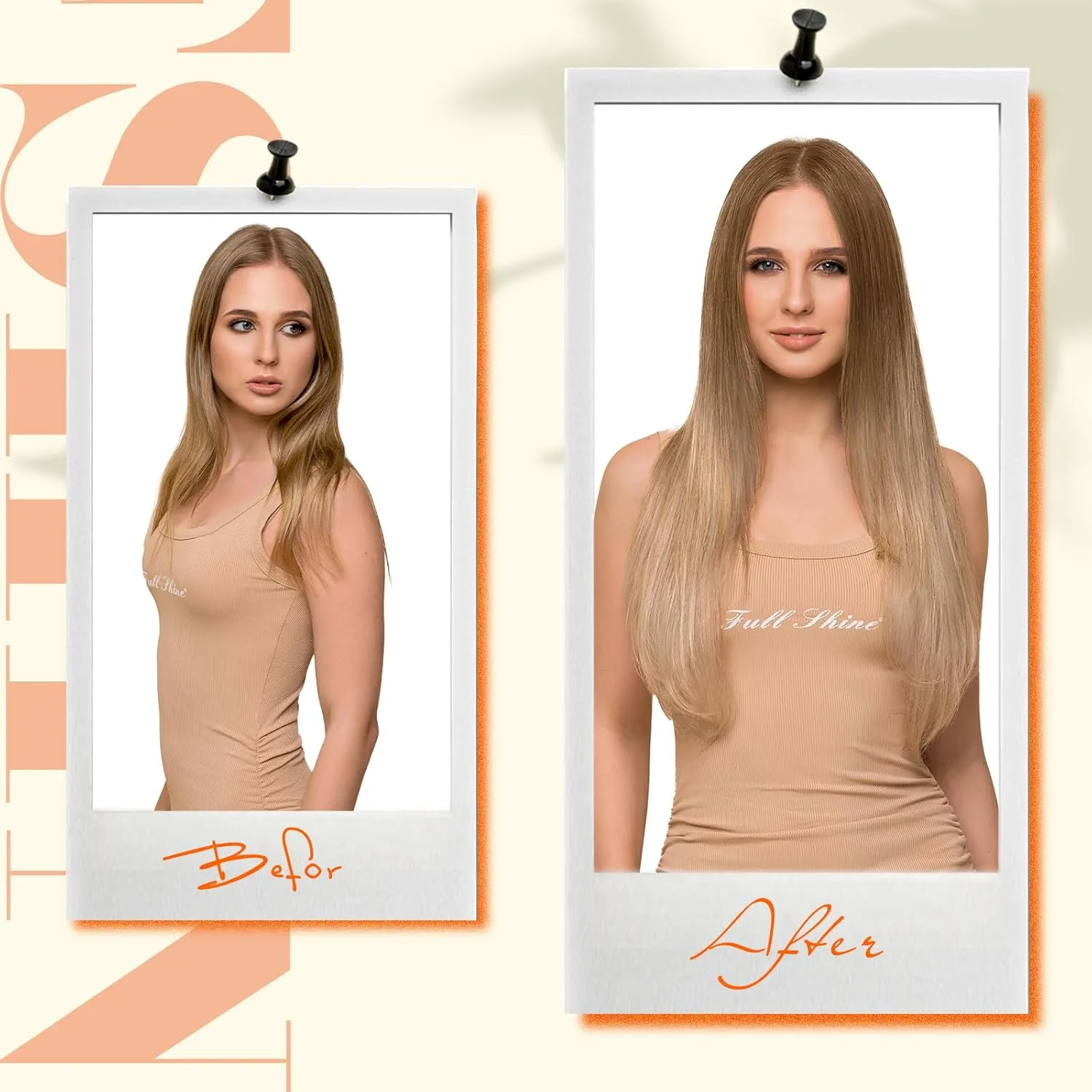Fshine Wire Hair Extensions Golden Blonde Highlighted Dark Ash Blonde Fishing Line Hair Extensions 20 Inch Hidden Wire Hair Extensions Silky Long Secret Hairpiece Clip ins for Women 80G