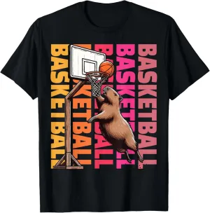 Fun Basketball – Capybara Full Dunk Basketball T-Shirt