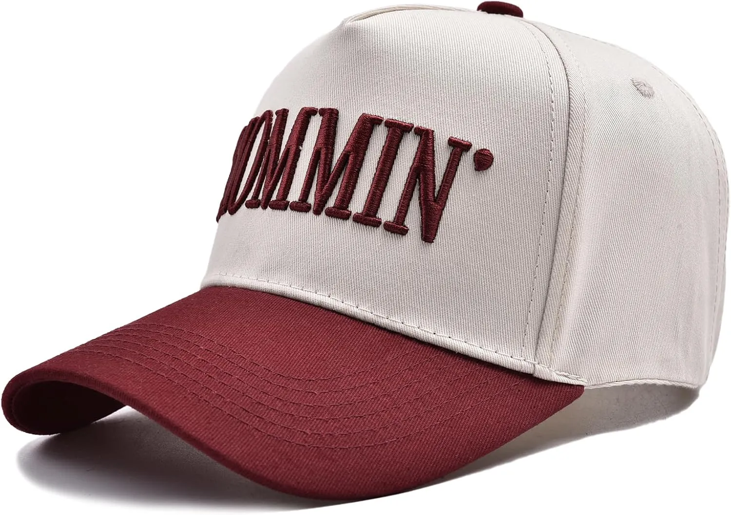 Funny Mommin Hat for Women, Mama Too Busy to Care Truck Hat Gifts Adjustable Washed Cotton Embroidered Mom Baseball Cap