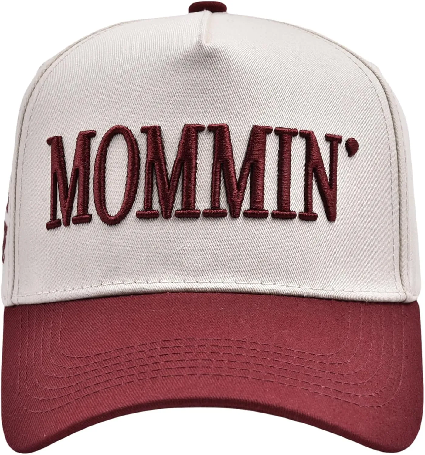 Funny Mommin Hat for Women, Mama Too Busy to Care Truck Hat Gifts Adjustable Washed Cotton Embroidered Mom Baseball Cap