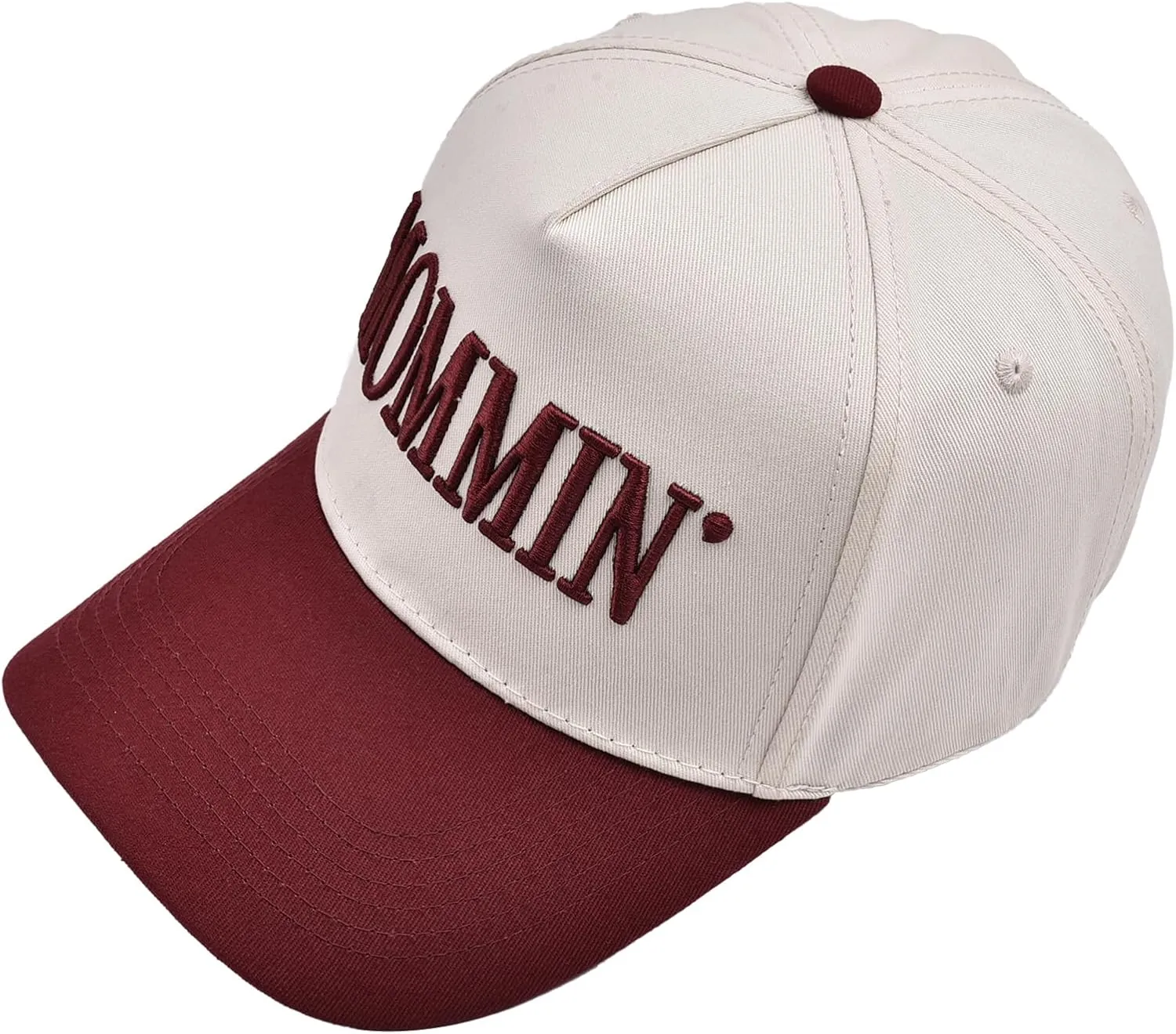 Funny Mommin Hat for Women, Mama Too Busy to Care Truck Hat Gifts Adjustable Washed Cotton Embroidered Mom Baseball Cap