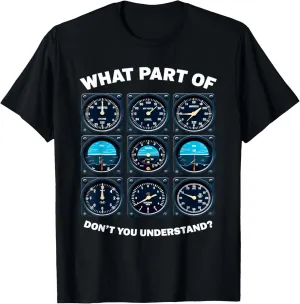 Funny Pilot Aviation Airline Pilot T-Shirt