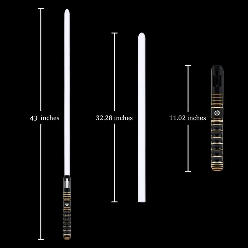 FX Light Saber, Motion Control 16 Sound Fonts with Infinite 12 Color Changing, Premium Metal Hilt Light Saber for Kids Movie Fans Cosplay Party Birthday Present