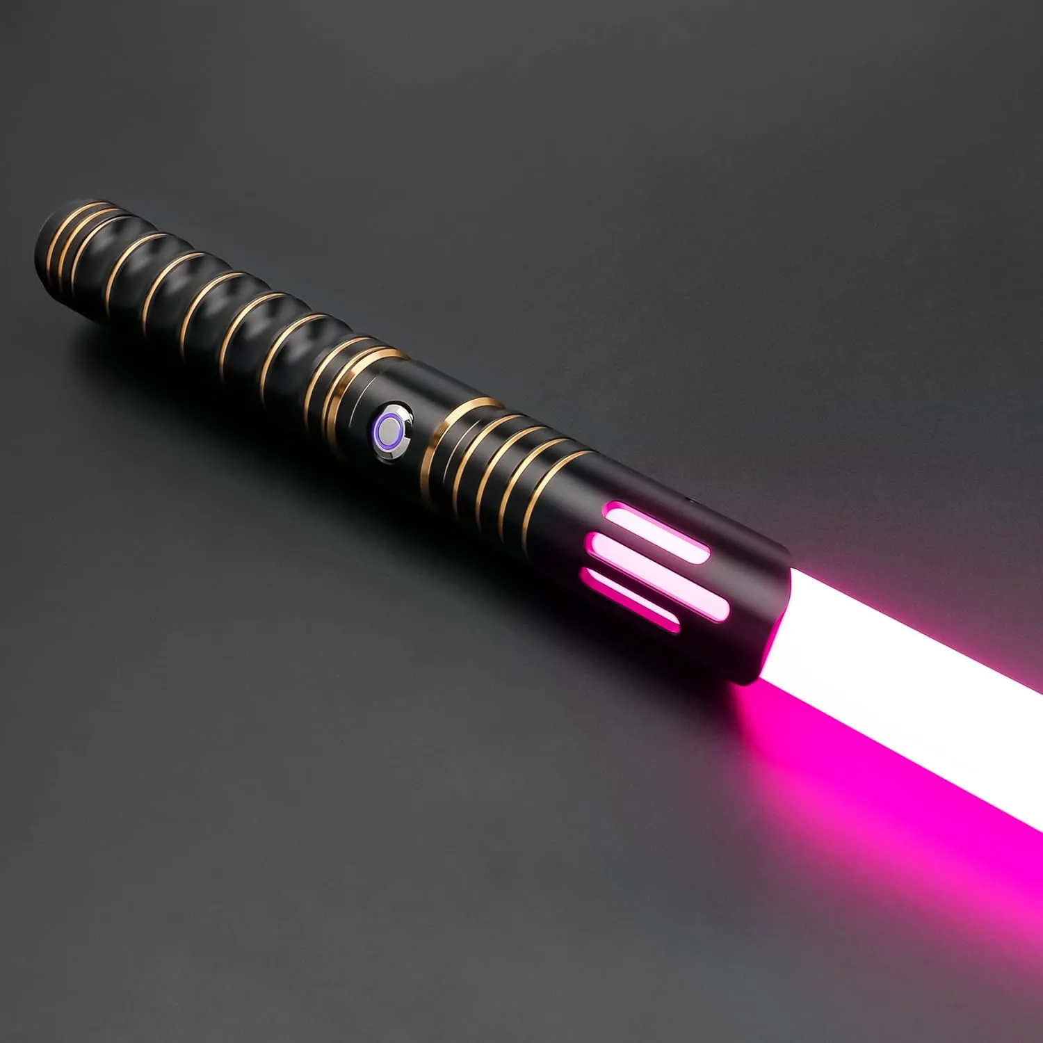 FX Light Saber, Motion Control 16 Sound Fonts with Infinite 12 Color Changing, Premium Metal Hilt Light Saber for Kids Movie Fans Cosplay Party Birthday Present