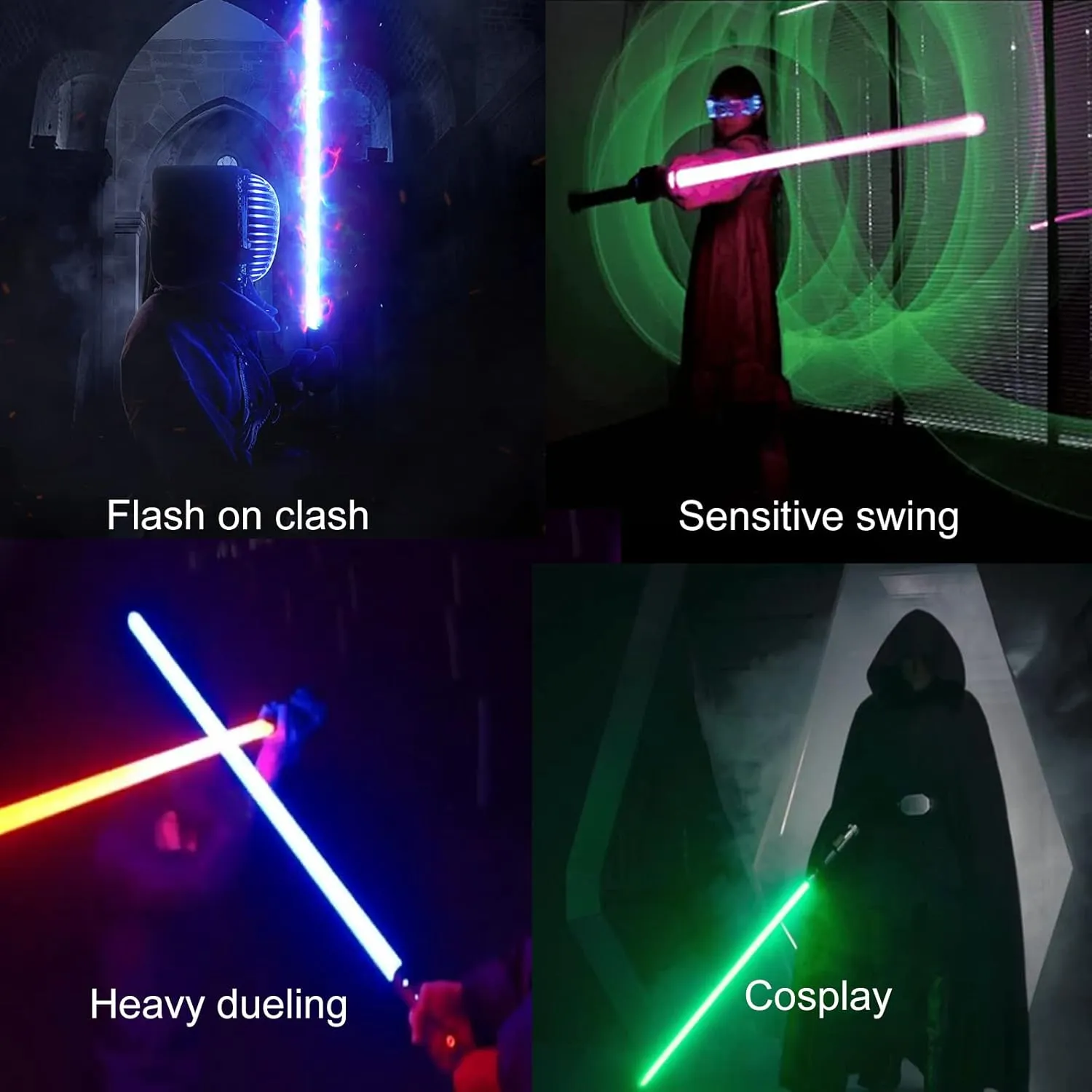 FX Light Saber, Motion Control 16 Sound Fonts with Infinite 12 Color Changing, Premium Metal Hilt Light Saber for Kids Movie Fans Cosplay Party Birthday Present