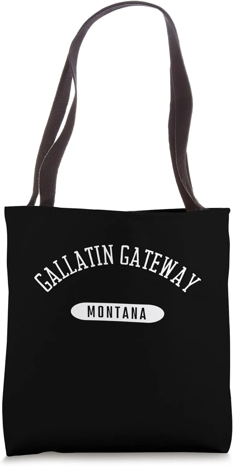 Gallatin Gateway Shirt Classic Style Montana Tote Bag