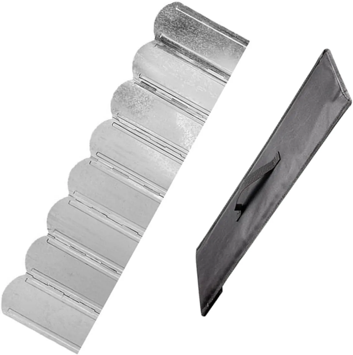 Galvanized Plate Windscreen Windproof Camping Grill Portable Fan for Camping Cooking Windproof