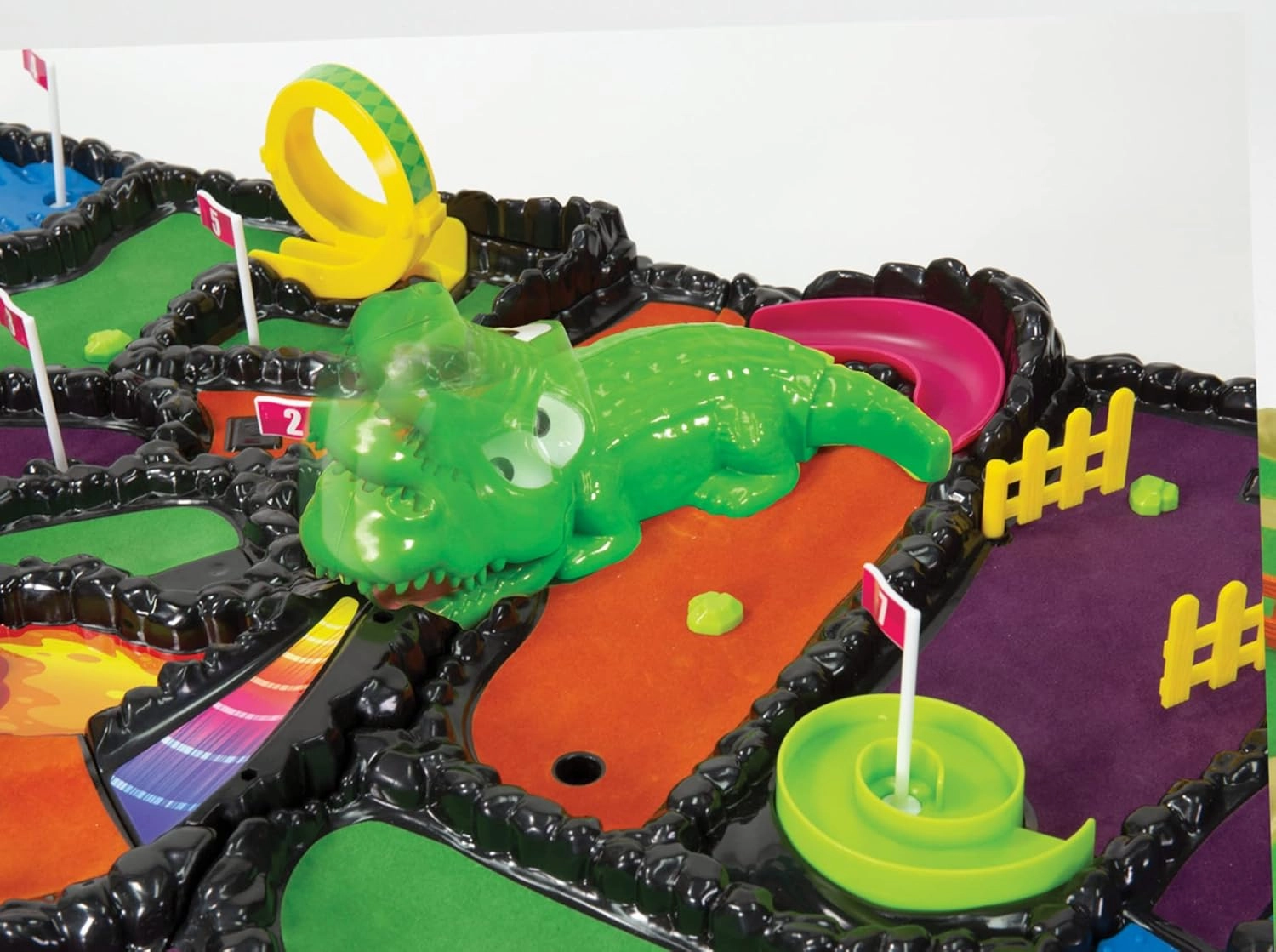 Game Zone Arcade Mini Golf - Interactive Tabletop Mini Golf Game with 9 Holes and Moving Obstacles for 1-4 Players Ages 6  - Perfect for Family Nights!