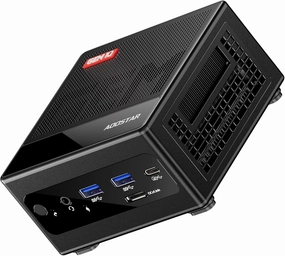 GEM10 Mini PC, AMD Ryzen 7 7840HS (8C/16T, up to 5.1GHz), 32GB LPDDR5(6400MHZ) 512G SSD, Mini Computer, NVME*3,OCULINK USB4 HDMI2.1, 8K Triple Display WiFi 6 2.5G LAN