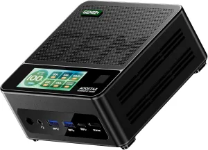 GEM12   PRO AMD R7 PRO 8845HS Mini PC, Without RAM/SSD/OS Mini Gaming PC with OCULINK/ 2*USB4(PD|8K@60Hz)/HDMI2.1/1 xDP 1.4, 2X 2.5G LAN,2*M.2 Slots，DIY Display Fingerprint Recognition