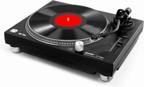 Gemini Sound 2 Speed Belt Drive Vinyl Record Player DJ Turn Table for Home Stereo with USB Interface and Audacity Software Included