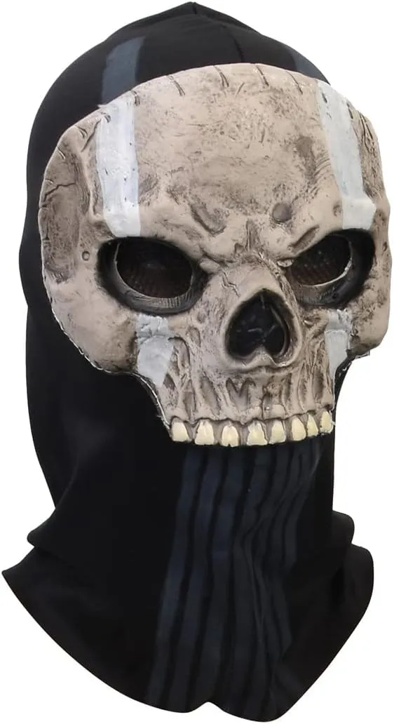 Ghost Mask Skull Full Face Mask for War Game Outdoor Sport