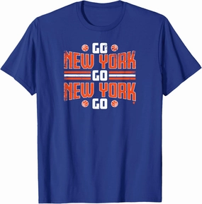 Go New York Go New York Go - New York Basketball T-Shirt