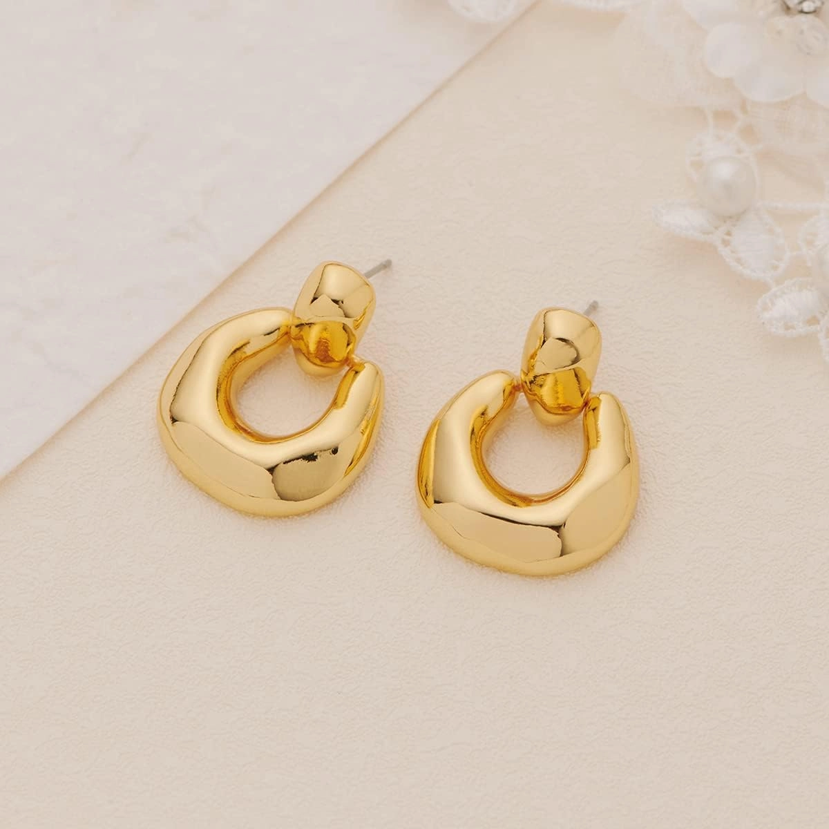 Gold Silver Hoop Dangle Earrings For Women Statement Retro Earrings Multiple Styles Jewelry for Birthday Party Jewelry