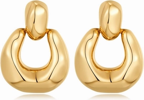 Gold Silver Hoop Dangle Earrings For Women Statement Retro Earrings Multiple Styles Jewelry for Birthday Party Jewelry