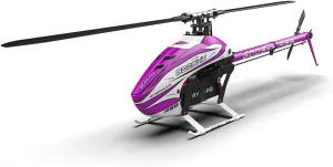 Goosky Legend RS6 Unassembled Kit Without Blades - High Performance 3D Outdoor Remote Control Helicopter, Sport RC Helicopter 600 Sized for Adults (Purple - BAF060009)