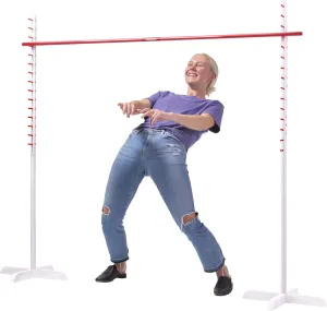 GoSports Get Low Limbo Premium Wooden Limbo Game, Sets up in Seconds - Fun for Kids & Adults