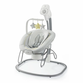 Graco Sway2Me Portable Baby Swing and Bouncer Seat with Music, Sounds, and Adjustable Settings, Watson Collection