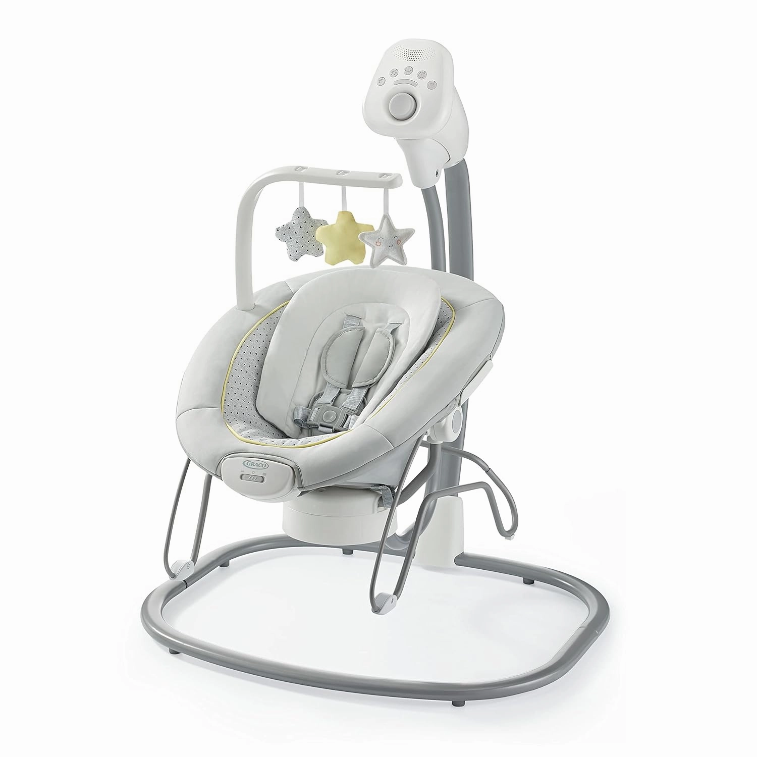 Graco Sway2Me Portable Baby Swing and Bouncer Seat with Music, Sounds, and Adjustable Settings, Watson Collection