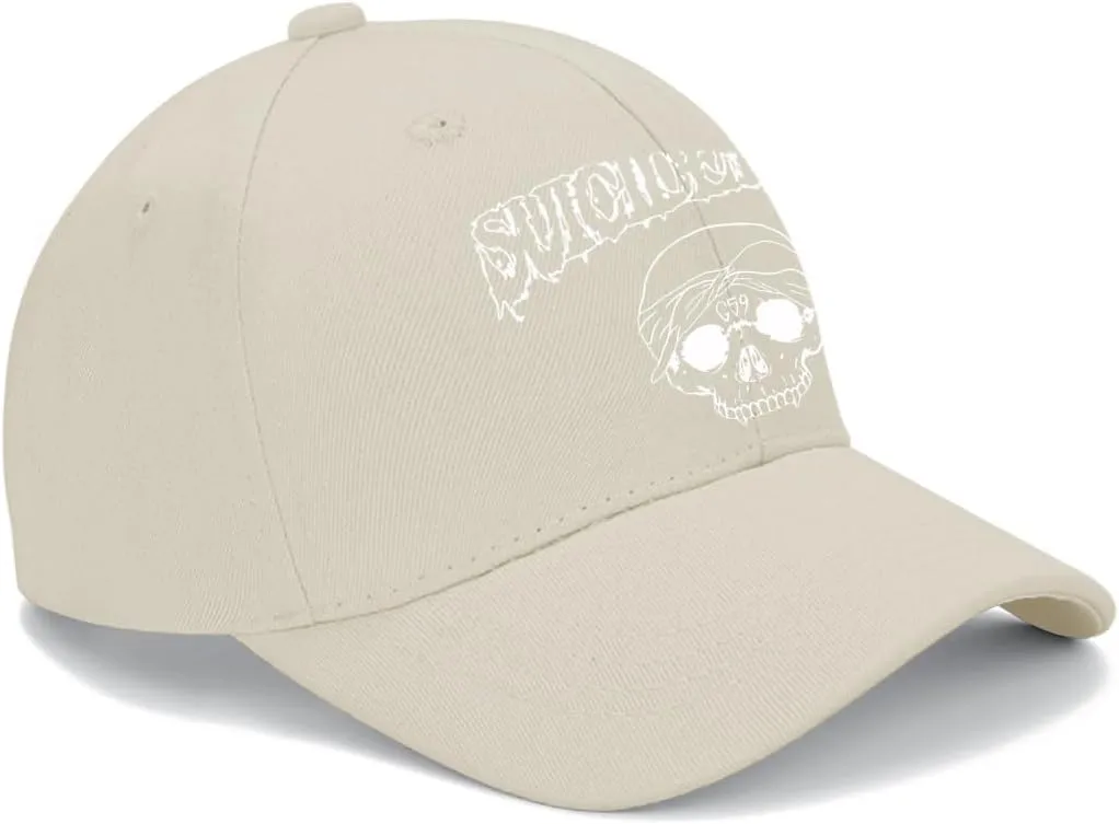 Grey 59 Skull RED Logo Band Baseball Cap Men Women Peak Cap Outdoor Casual Golf Dad Hat