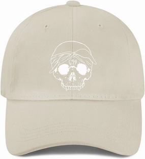 Grey 59 Skull RED Logo Band Baseball Cap Men Women Peak Cap Outdoor Casual Golf Dad Hat
