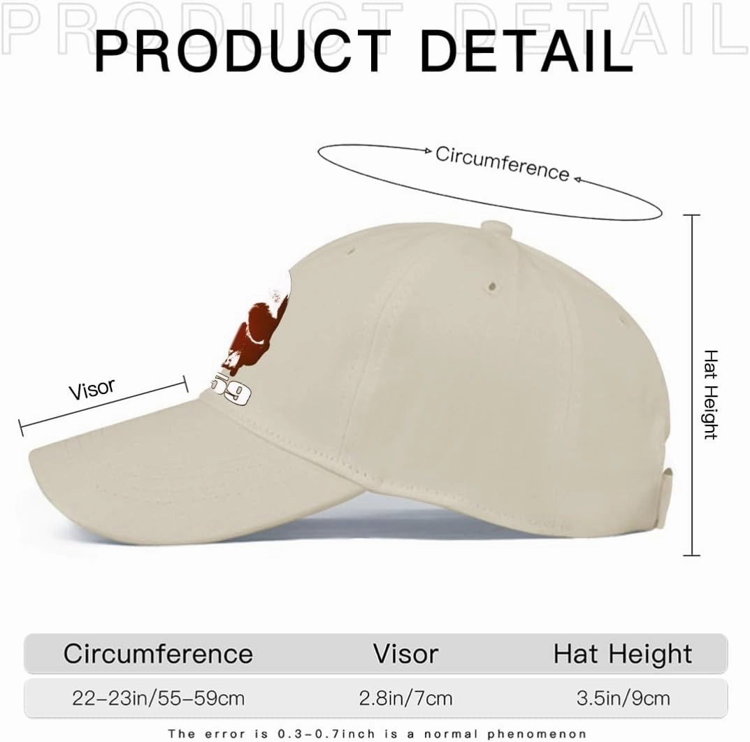 Grey 59 Skull RED Logo Band Baseball Cap Men Women Peak Cap Outdoor Casual Golf Dad Hat