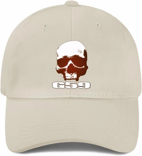 Grey 59 Skull RED Logo Band Baseball Cap Men Women Peak Cap Outdoor Casual Golf Dad Hat