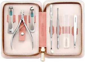 GRFIT Nail Clippers Kit Nail Clipper Set Portable Manicure Set Personal Care Pedicure Set Stainless Steel Beauty Set (7-Piece Set) Pedicure Tools for Feet (Size : B-7 Piece Set)