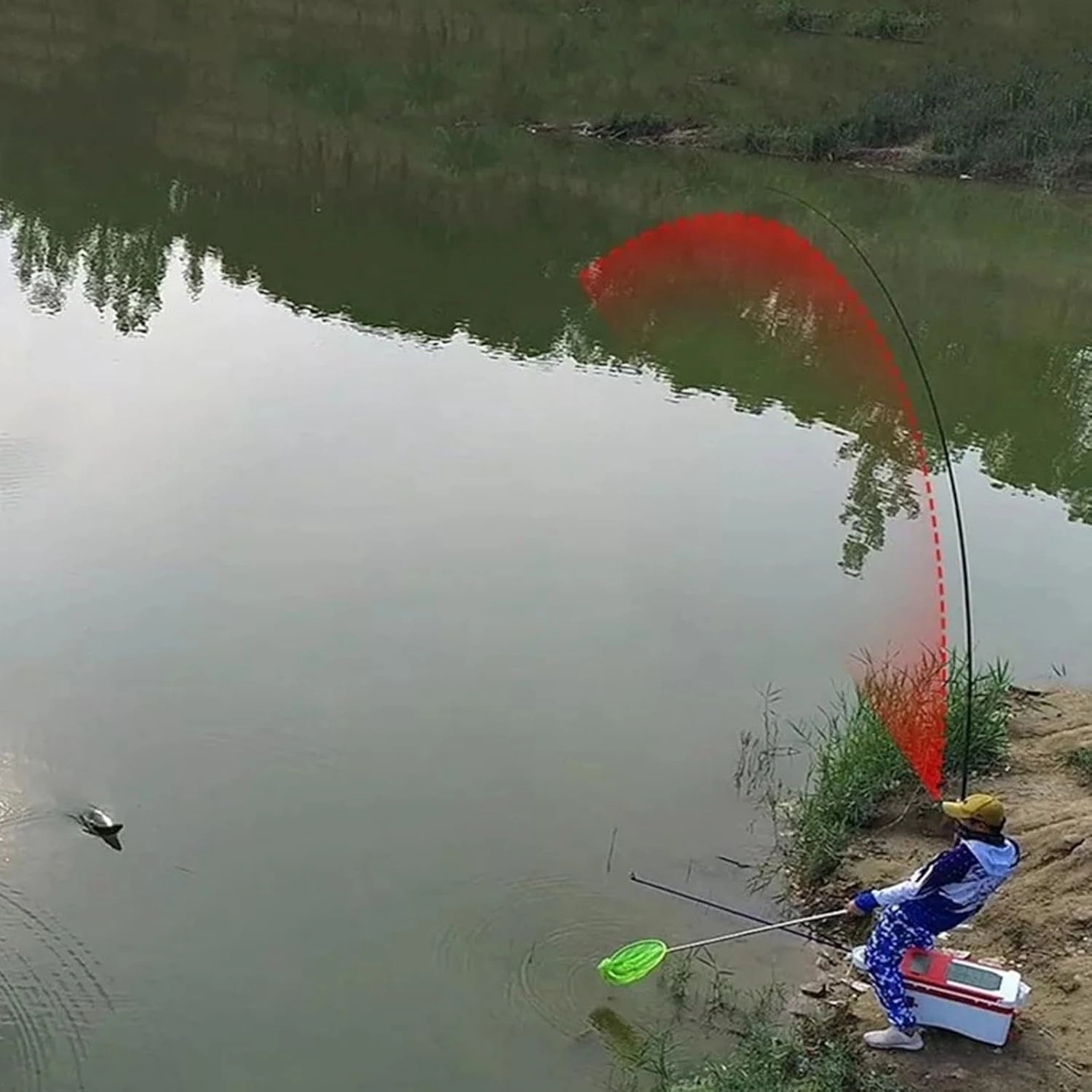 GRFIT Fishing Rod Telescopic Carbon Fiber Fishing Rod, Hard, Super Light, for Freshwater Portable Fishing Rod