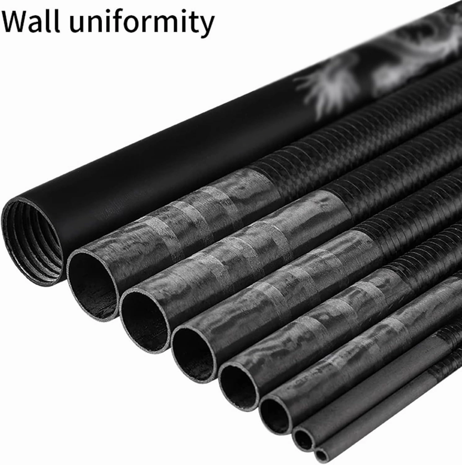 GRFIT Fishing Rod Telescopic Carbon Fiber Fishing Rod, Hard, Super Light, for Freshwater Portable Fishing Rod