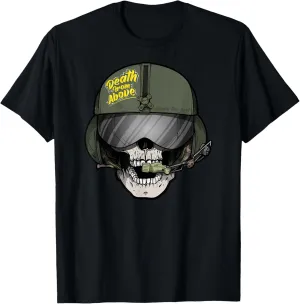 Grim Reaper Helicopter Pilot US ARMY Aviation Skull T-Shirt T-Shirt
