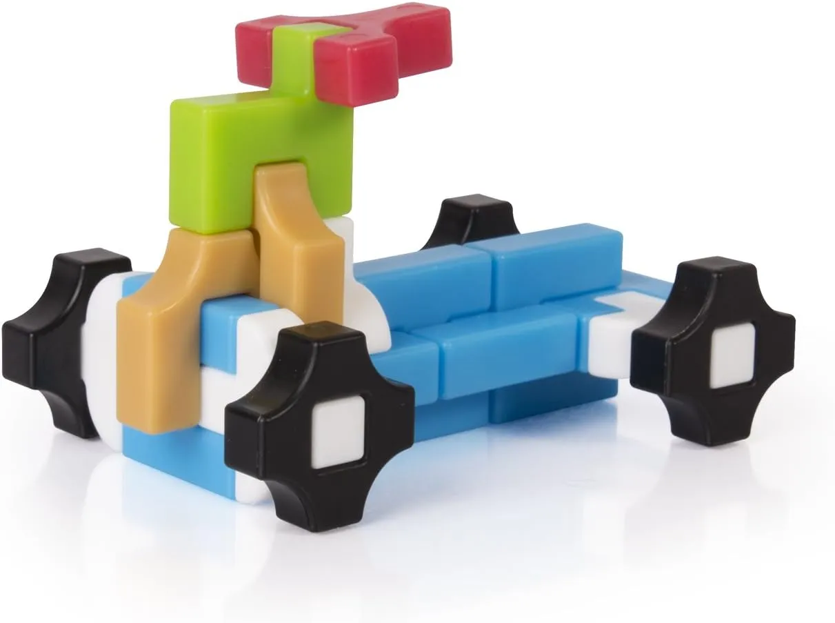 Guidecraft IO Blocks Minis - 425 Piece Set, Kids Miniature Building STEM Educational Toy
