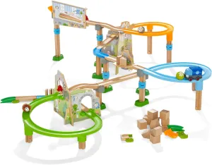 HABA Kullerbu Mountain Adventure Ball Track Ultimate Marble Run Set & Building Toys for Kids Age 3-8, Montessori STEM Learning & Educational Toys